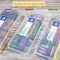 BAZIC Pencil Case Multipurpose Utility Box Ruler Length - Clear